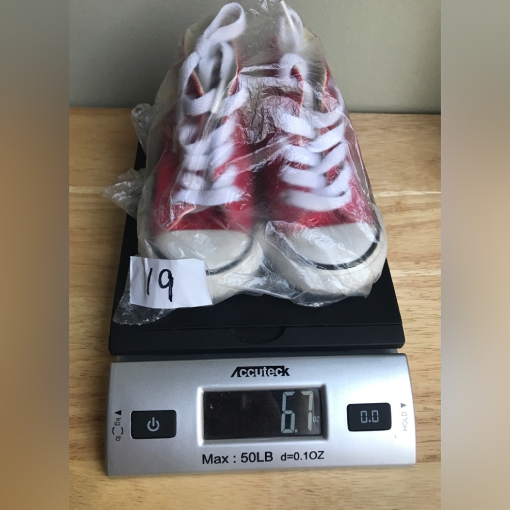 Converse All-Star Chuck Taylor High-Tops Red Size: US Toddler 4.0 EUR 20 CM 11.5 - Picture 14 of 14